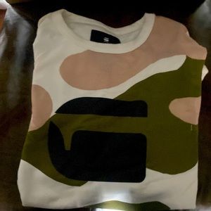 Raw long sleeve sweat shirt